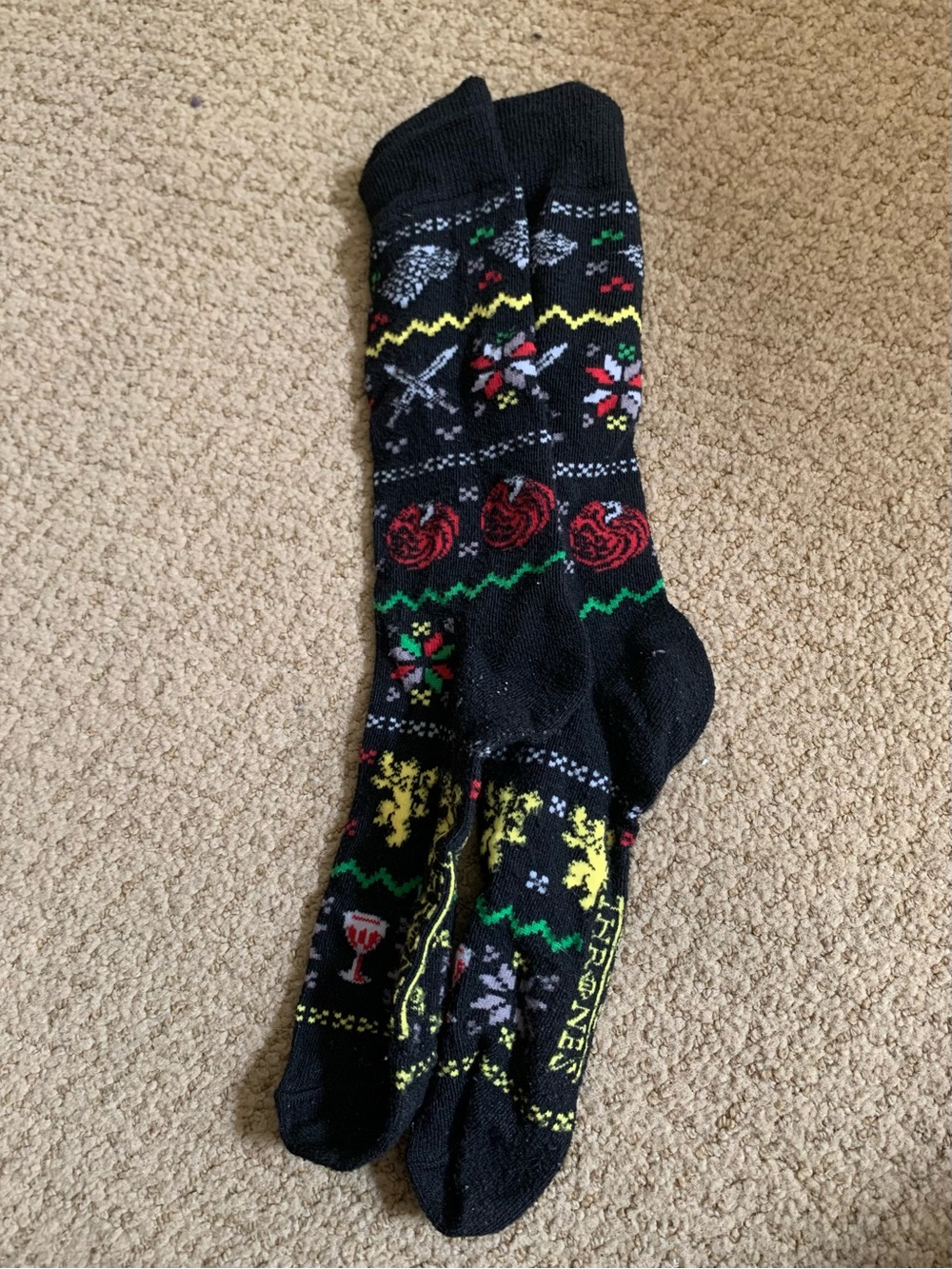Game of Thrones Socks – Men’s Size 7-9 – Worn Once – Good Condition